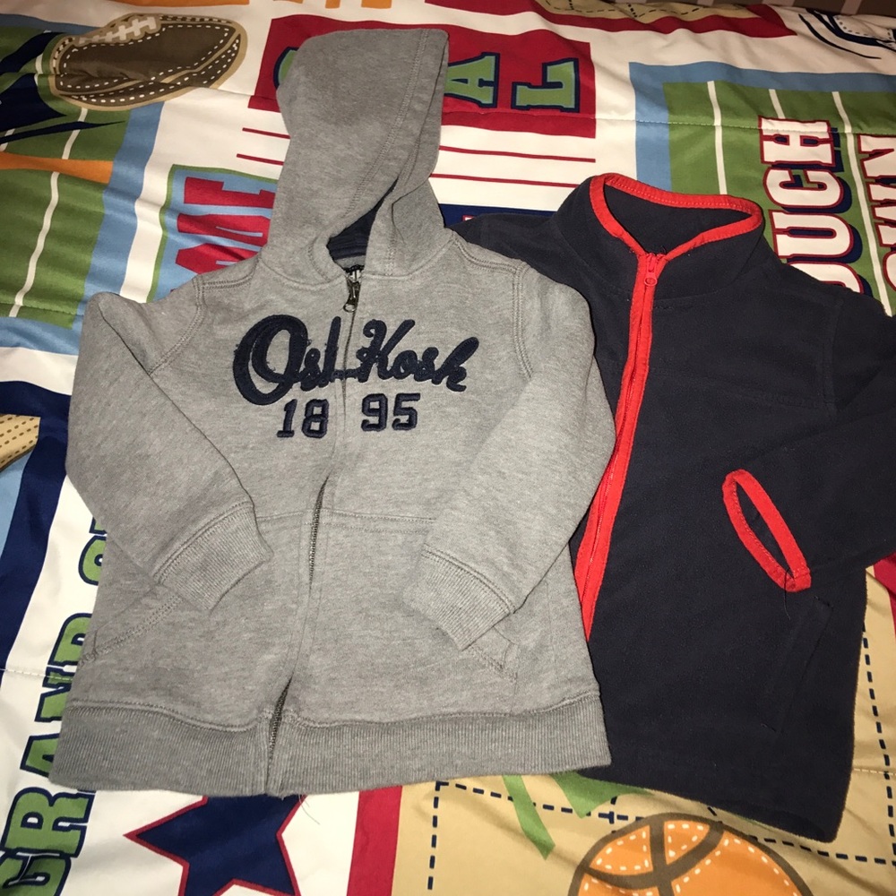 24 month boys Oshkosh hoodies