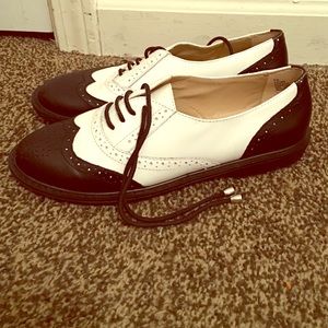 Black & White Oxford Loafers!