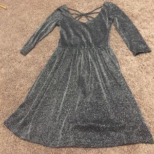 Sparkly open back dress, great for parties