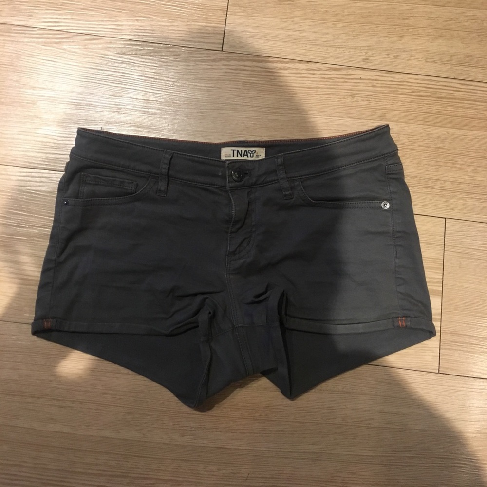 Gray TNA shorts- barely worn