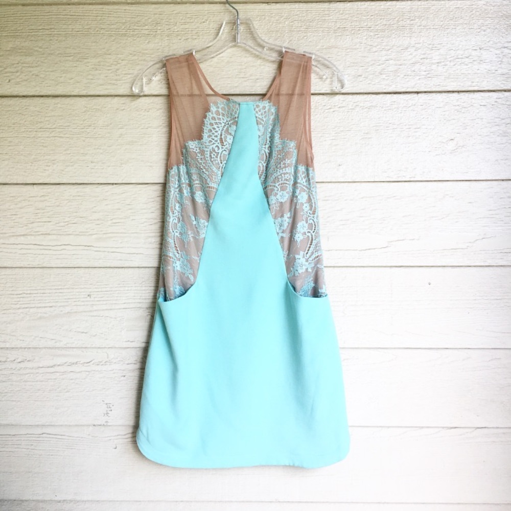 Mint/Nude BCBG Dress NWT