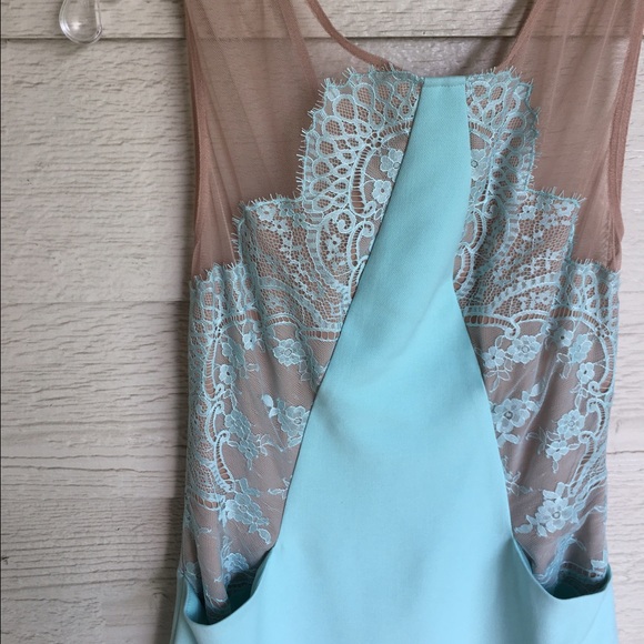 Mint/Nude BCBG Dress NWT - Picture 2 of 6