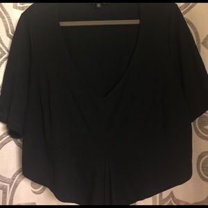 Eloquii Wrapped tie crop top