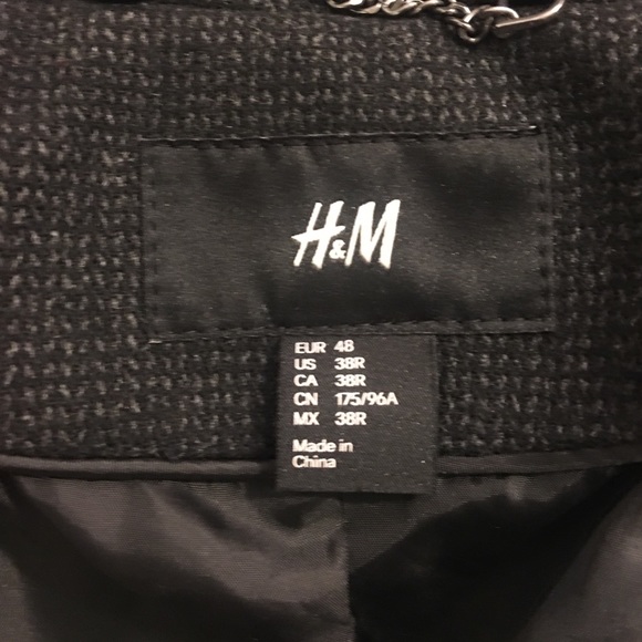 H&M Wool Coat Size: 38R - Picture 3 of 8