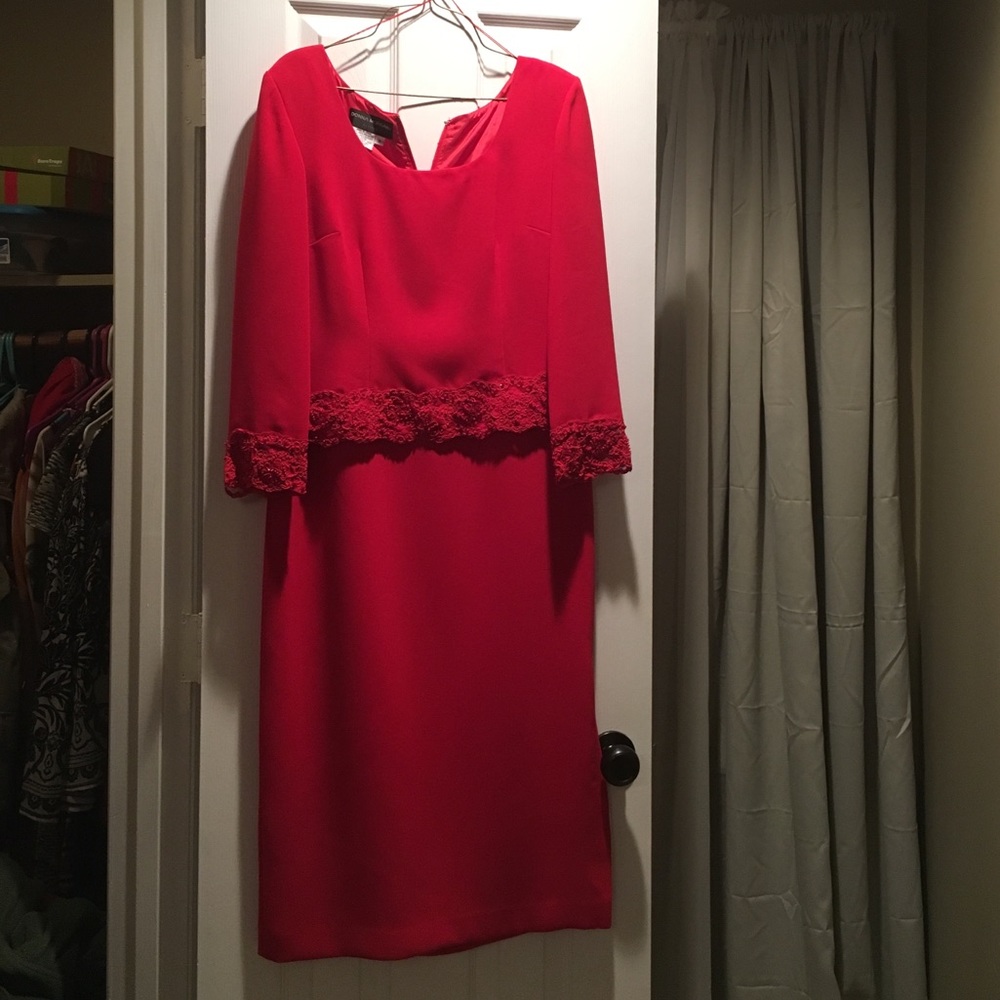 Donna Morgan candy Apple dress