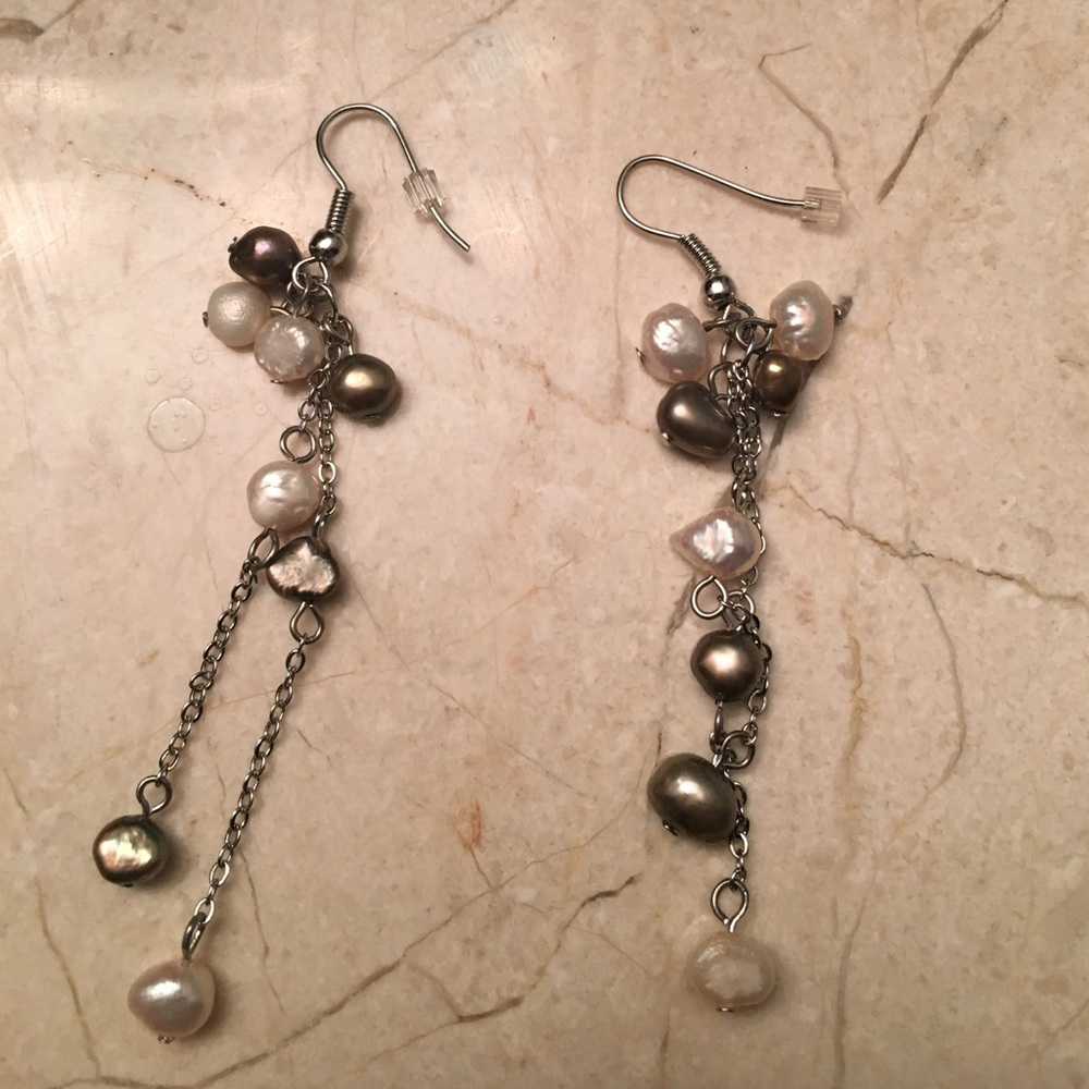 Hanging earrings
