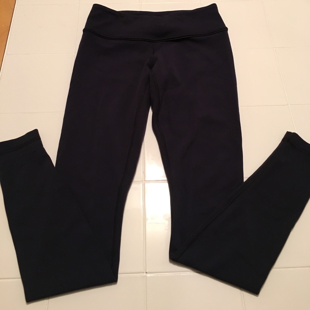 Lululemon Navy Blue Wunder Under Pants