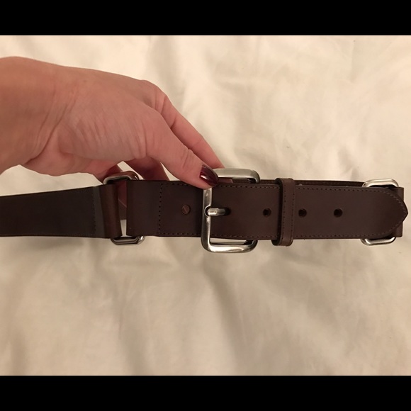 Burberry Brown Leather Belt