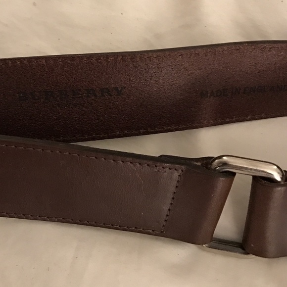Burberry Brown Leather Belt main image 4