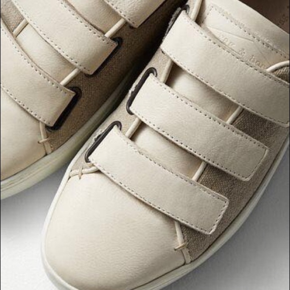 Rag and Bone Kent canvas Velcro sneakers