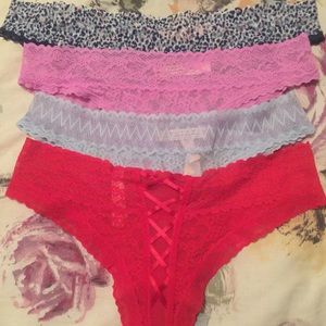 Low rise cheekini panties
