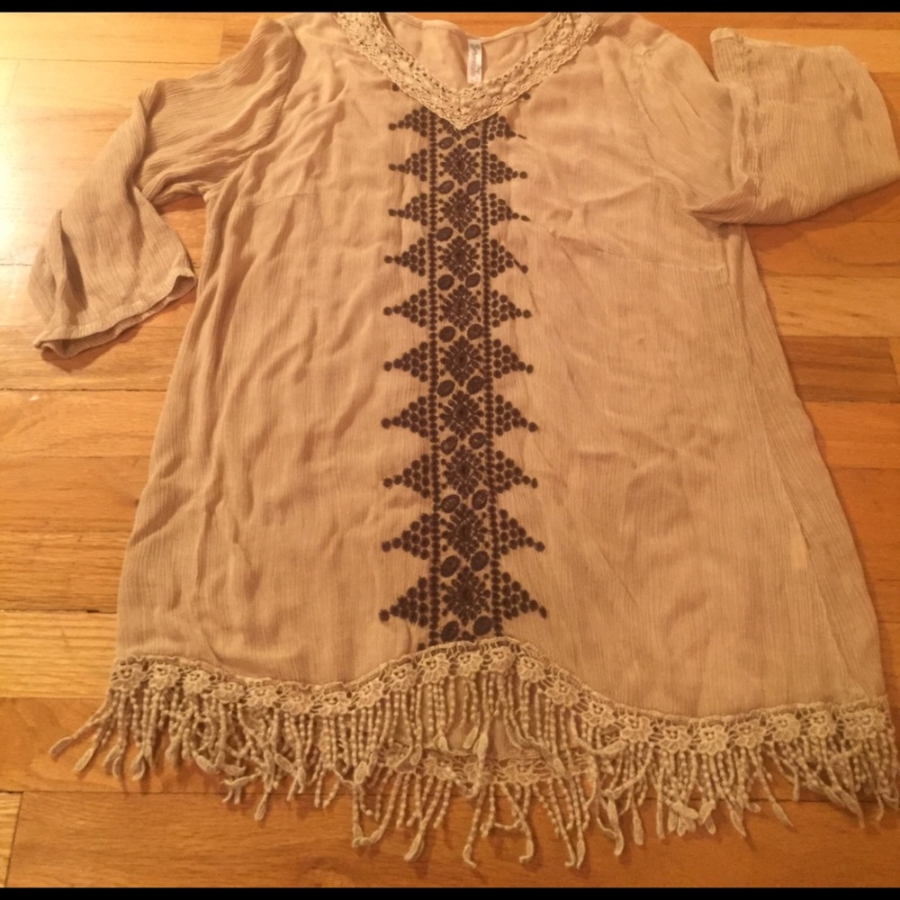 Shoreline beach apparel beige Supersoft rayon