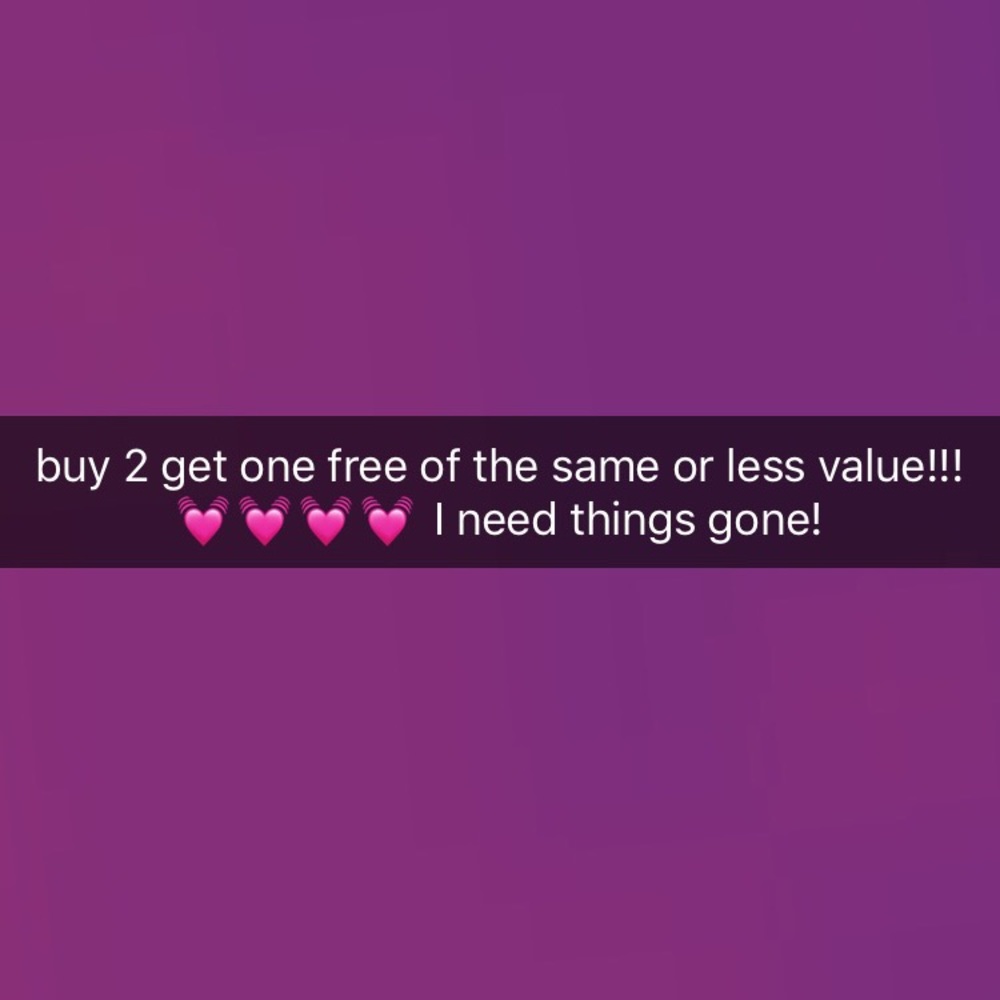 BUY 2 GET 1 ITEM FREE! TODAY ONLY