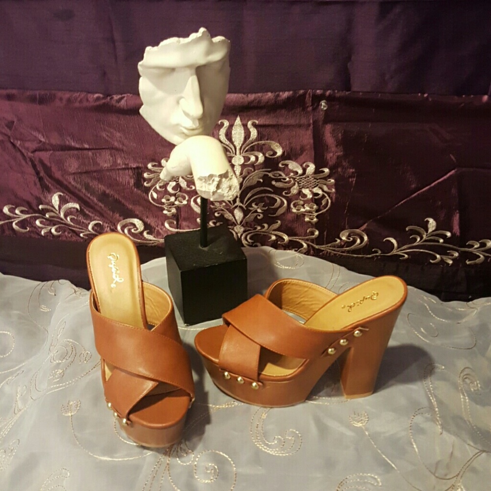 Cupid chunky heels