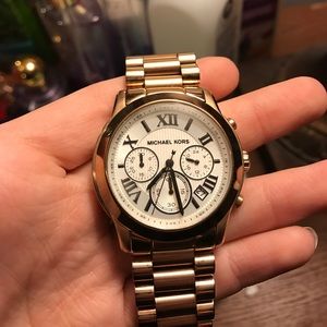 Rose Gold MK watch