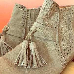 Dolce Vita Suede Tassel Booties