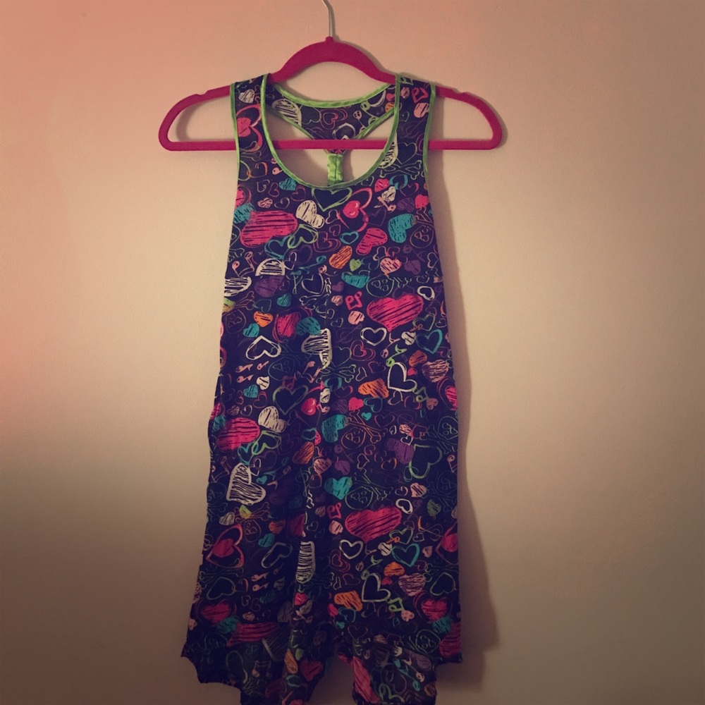 Heart PJs for girls size XL