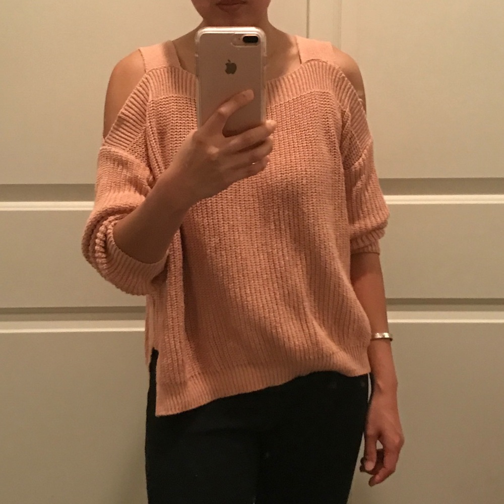Asos pink/peach sweater