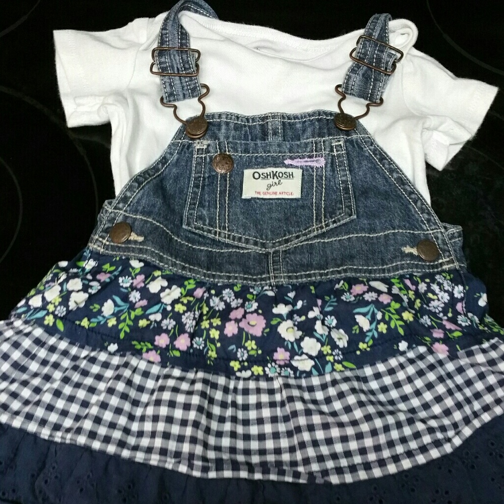 Jean Strap Dress w/ shirt