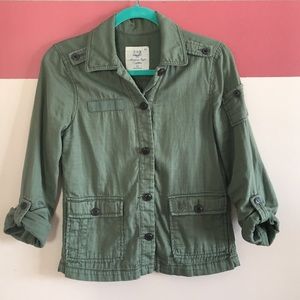 Army Green Military Jacket (Lightweight)