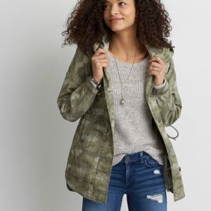 AEO CAMO ANORAK JACKET