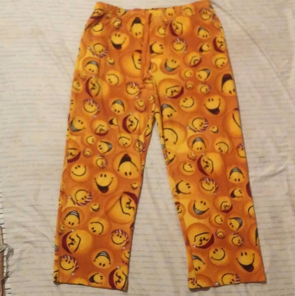Smiley Face Pajama Pants Factory Sale 