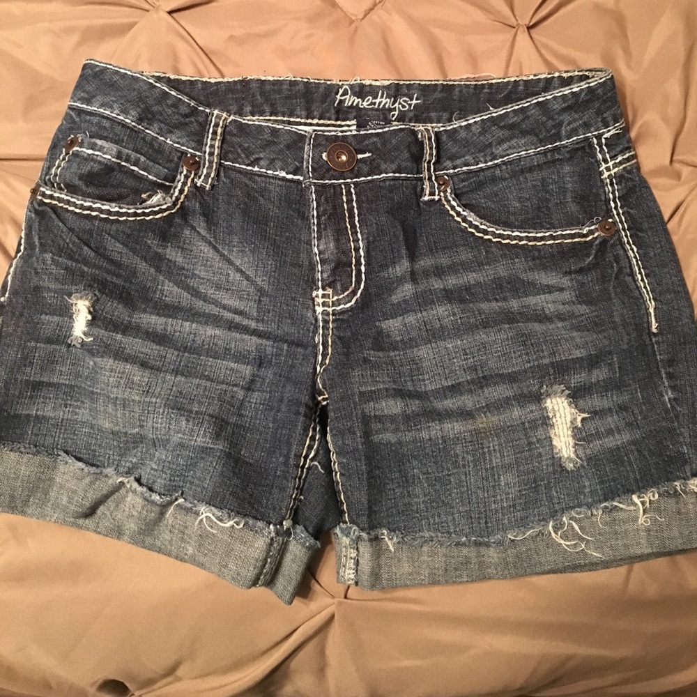 Blue jeans shorts