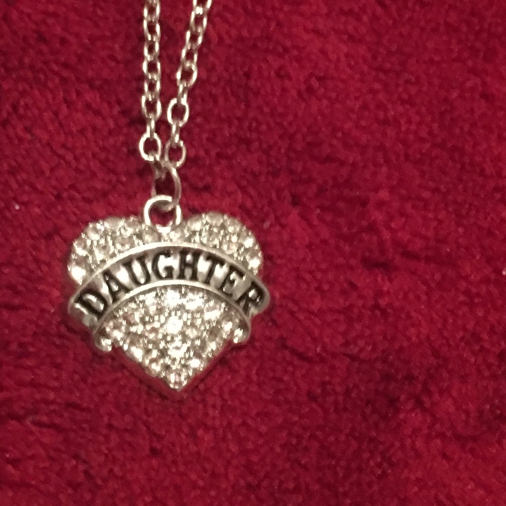 Daughter silver necklace!