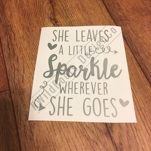 Sparkle Decal