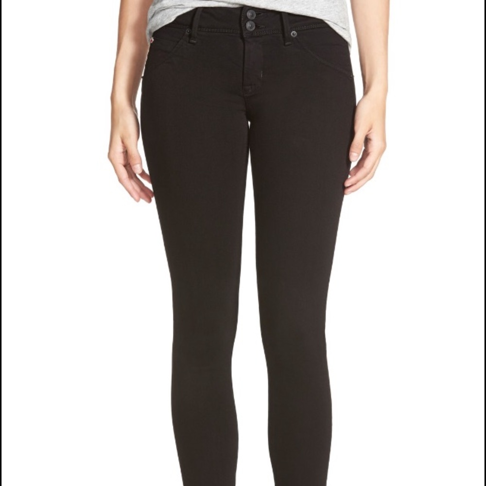 Hudson Collin Black Skinny Jeans