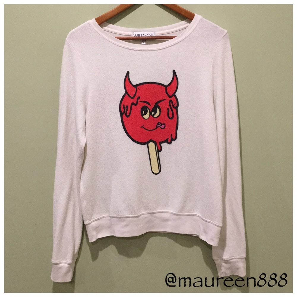 RARE Wildfox® || Eat Me || Baggy Beach Jumper