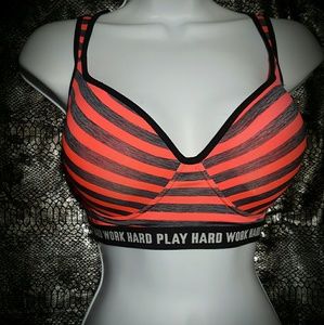 WORK HARD PLAY HARD 38D SPORTS BRA