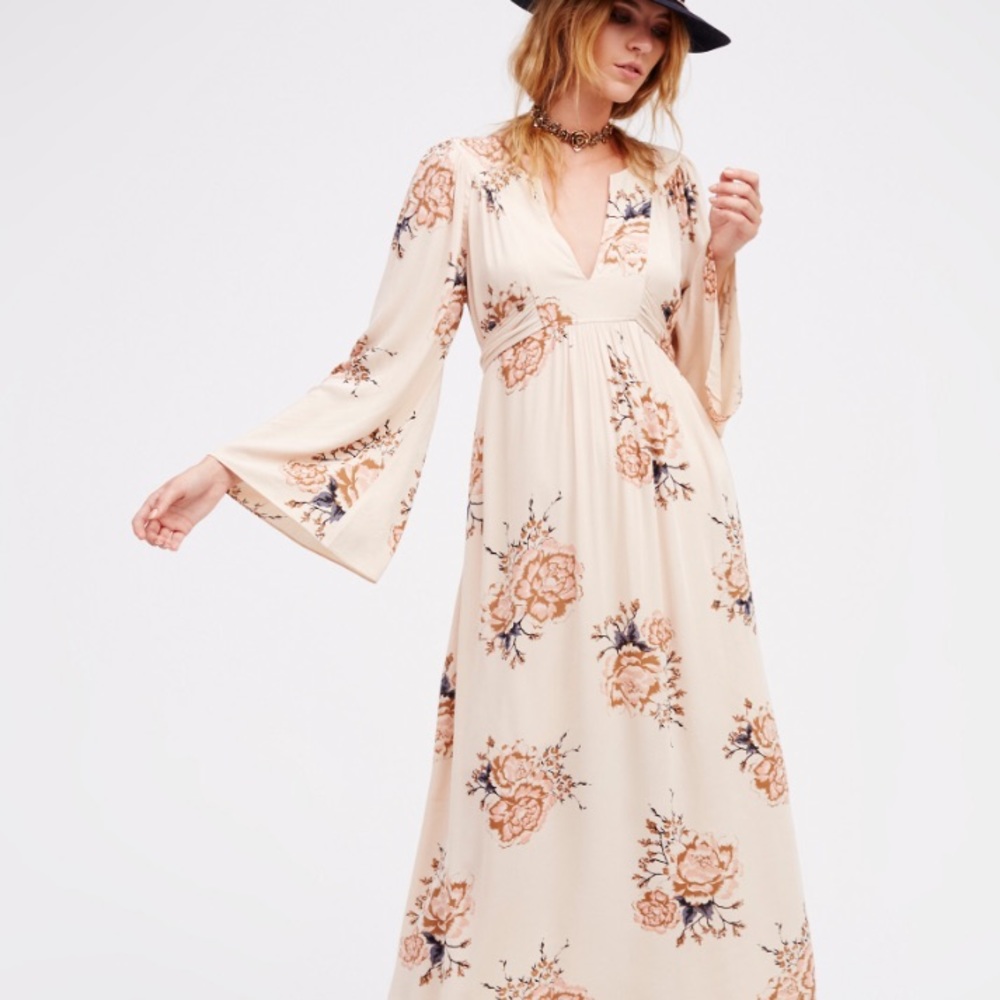 Free People Wild Laurel maxi dress combo