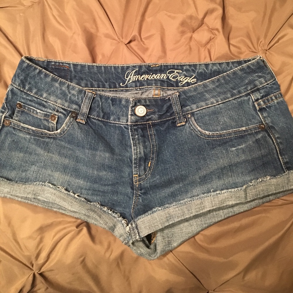American eagle jean shorts