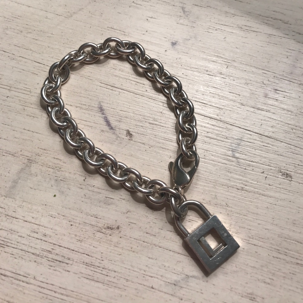 Tiffany & Co "L" Charm Bracelet