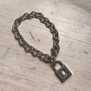 Tiffany & Co "L" Charm Bracelet