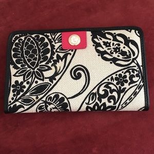 Patterned Travel Wallet