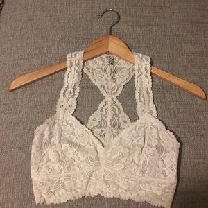 Free People Scalloped Lace Bralette