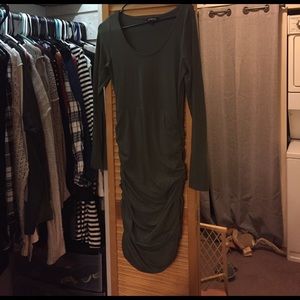 Olive green Express dress!