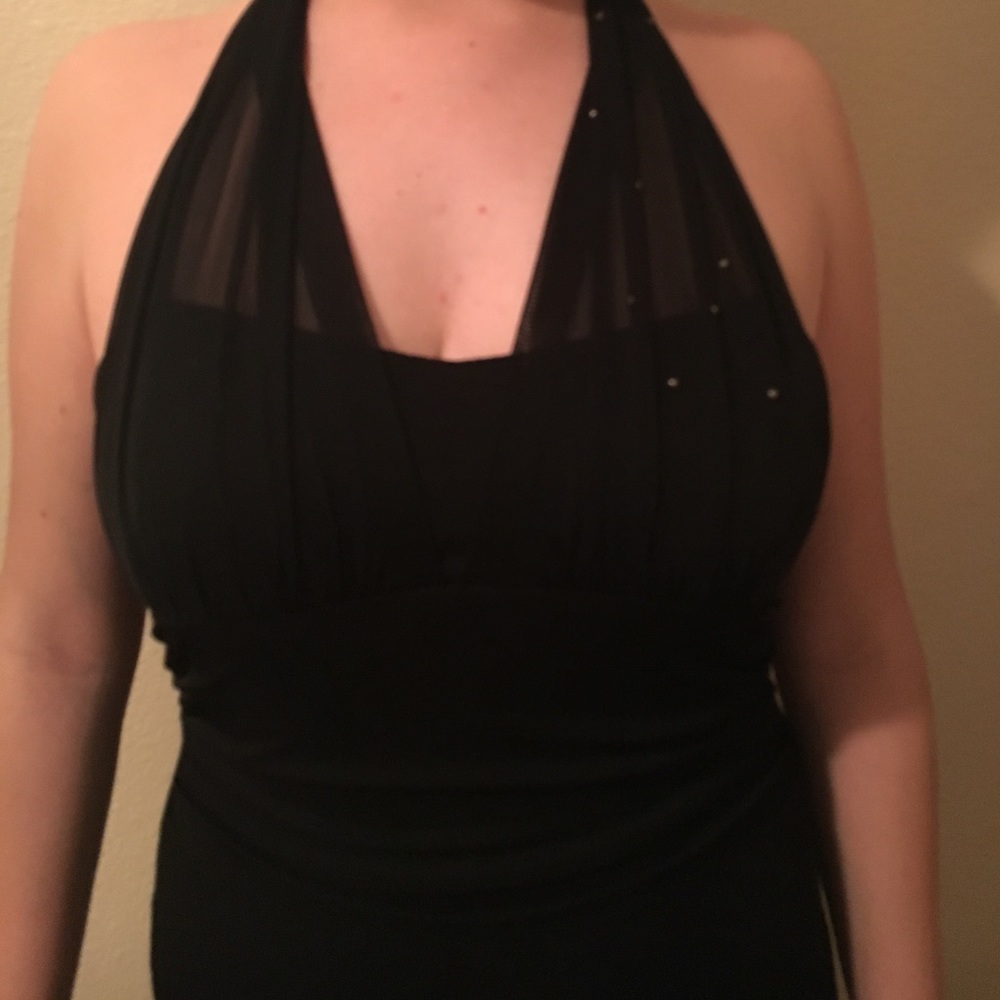Formal style halter dress