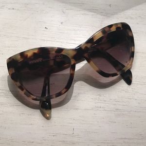 Prada Cat Eye Tortoise Shell Sunglasses