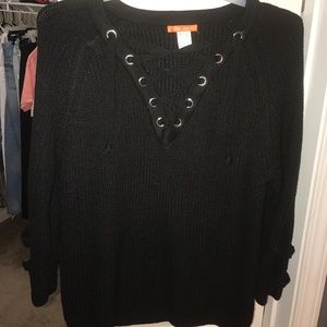 Black oversized sweater--OPEN TO OFFERS !
