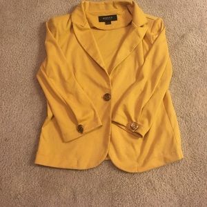 Mustard yellow jacket!