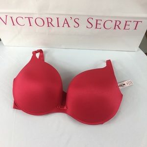 NEW Victoria's Secret Red Incredible Plunge Bra