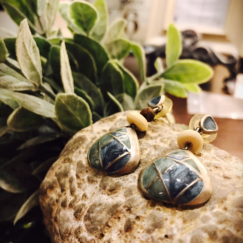 VINTAGE TURQUOISE EARRINGS