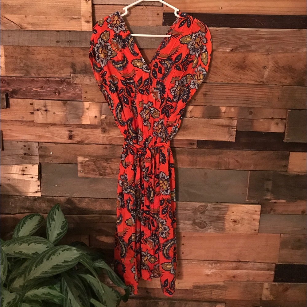 Orange Floral dress!