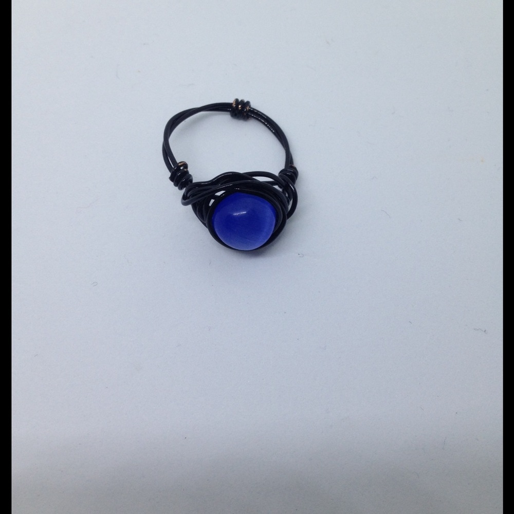 dragons eye wire wrapped ring