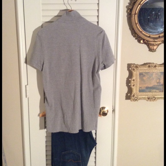🎹🎹 Men's G-Star Raw logo solid grey polo. - Picture 5 of 7