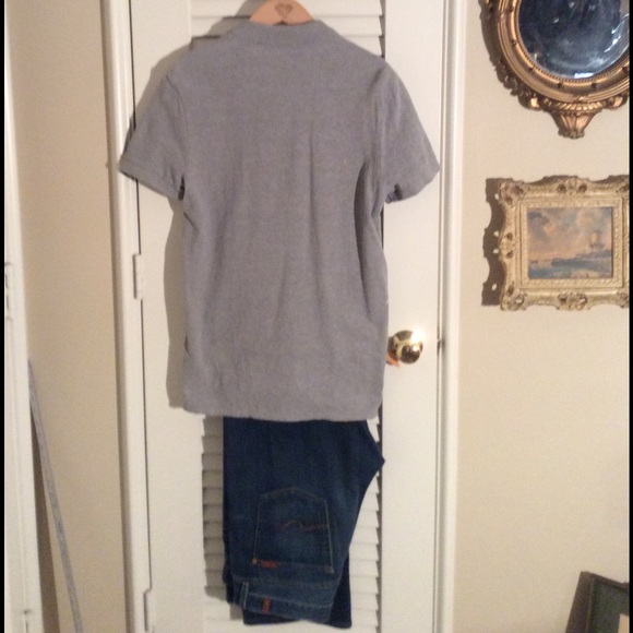 🎹🎹 Men's G-Star Raw logo solid grey polo. - Picture 6 of 7