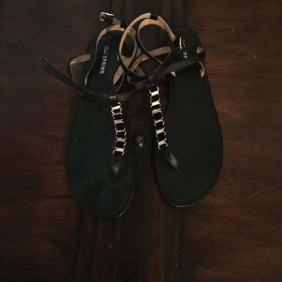 Cute black summer sandals - Picture 1 of 3